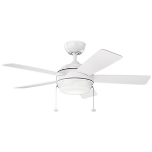 KK330171MWH Starkk Medium Fan (42'' to 51'') Ceiling Fan - Matte White