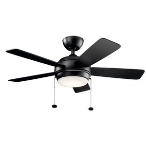 KK330171SBK Starkk Medium Fan (42'' to 51'') Ceiling Fan - Satin Black