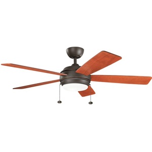 KK330174OZ Starkk Large Fan (52'' to 59'') Ceiling Fan - Olde Bronze