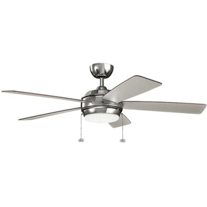 KK330174PN Starkk Large Fan (52'' to 59'') Ceiling Fan - Polished Nickel