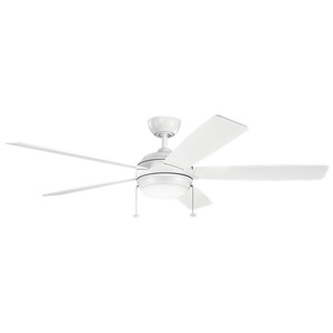 KK330180MWH Starkk Large Fan (52'' to 59'') Ceiling Fan - Matte White