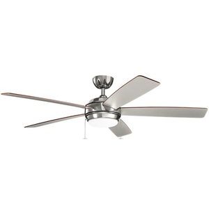 KK330180PN Starkk Large Fan (52'' to 59'') Ceiling Fan - Polished Nickel