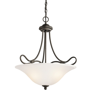 KK3356OZ Stafford Up Light Pendant Light - Olde Bronze