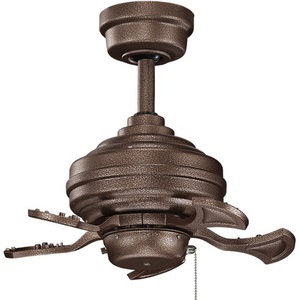 KK337018WCP Klever Ceiling Fan Motor Ceiling Fan - Weathered Copper Powder Coat