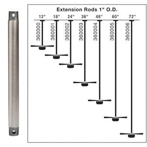 KK360000SNB Downrod Downrod Light Kits & Accessories - Satin Natural Bronze