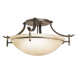 KK3606OZ Olympia Semi Flush Mount Ceiling Light - Olde Bronze