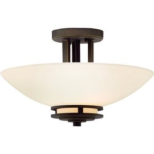 KK3674OZ Hendrik Semi Flush Mount Ceiling Light - Olde Bronze