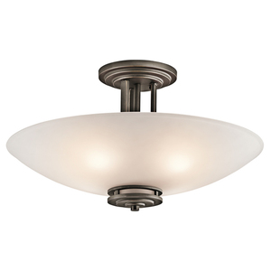 KK3677OZ Hendrik Semi Flush Mount Ceiling Light - Olde Bronze