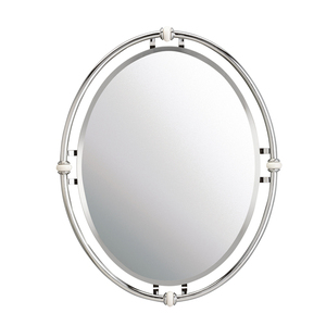 KK41067CH Pocelona Oval Mirror - Chrome