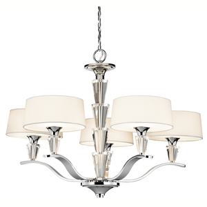 KK42030CH Crystal Persuasion Mid Sized Chandelier Chandelier - Chrome