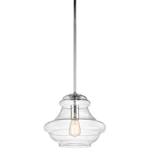 KK42044CH Everly Down Light Pendant Light - Chrome