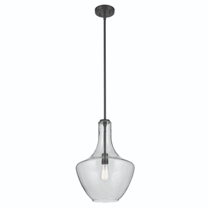 KK42046BKCS Everly Entrance / Foyer Pendant Light - Black