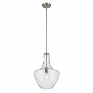 KK42046NI Everly Entrance / Foyer Pendant Light - Brushed Nickel