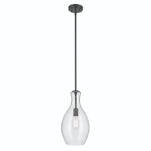 KK42047BKCS Everly Entrance / Foyer Pendant Light - Black