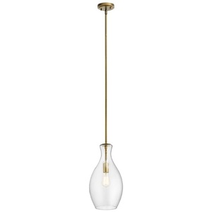 KK42047NBR Everly Mini-Pendant Pendant Light - Natural Brass