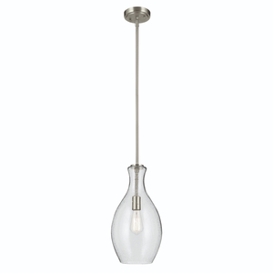 KK42047NICS Everly Entrance / Foyer Pendant Light - Brushed Nickel