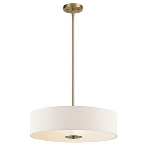 KK42121CLZ Inverted Pendant Drum Pendant Pendant Light - Classic Bronze