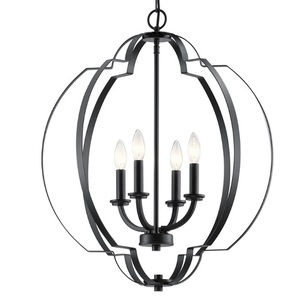 KK42138BK Voleta Entrance / Foyer Pendant Light - Black