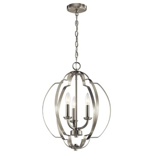 KK42140NI Voleta Entrance / Foyer Pendant Light - Brushed Nickel