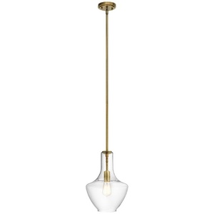 KK42141NBR Everly Down Light Pendant Light - Natural Brass