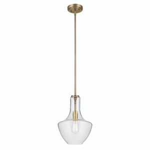 KK42141NBRCS Everly Down Light Pendant Light - Natural Brass