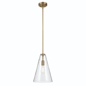 KK42199NBR Everly Down Light Pendant Light - Natural Brass