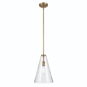 KK42199NBRCS Everly Down Light Pendant Light - Natural Brass