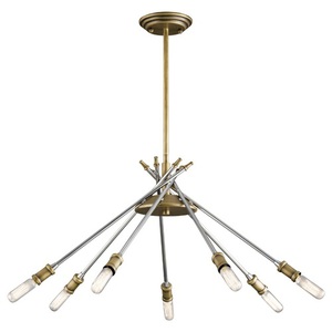 KK42211NBR Doncaster Mid Sized Chandelier Chandelier - Natural Brass