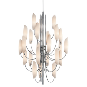 KK42214CH Stella Large Foyer Chandelier Chandelier - Chrome