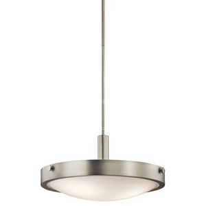 KK42245NI Lytham Down Light Pendant Light - Brushed Nickel