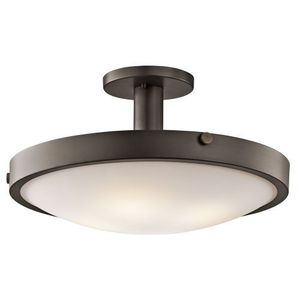 KK42246OZ Lytham Semi Flush Mount Ceiling Light - Olde Bronze