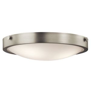 KK42275NI Lytham Flush Mount Ceiling Light - Brushed Nickel