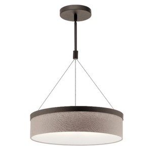 KK42297OZLED Mercel Drum Pendant Pendant Light - Olde Bronze