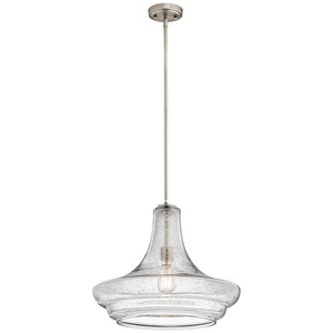 KK42329NICS Everly Down Light Pendant Light - Brushed Nickel