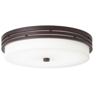 KK42380OZLEDR Ceiling Space Flush Mount Ceiling Light - Olde Bronze