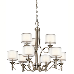 KK42382AP Lacey Mid Sized Chandelier Chandelier - Antique Pewter