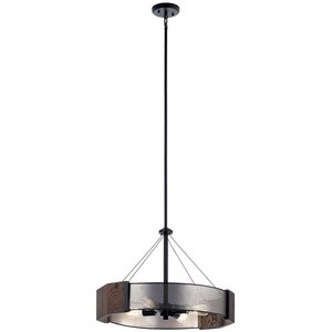 KK42453BK Korben Entrance / Foyer Pendant Light - Black