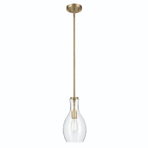 KK42456NBRCS Everly Mini-Pendant Pendant Light - Natural Brass