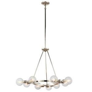 KK42474PN Garim Mid Sized Chandelier Chandelier - Polished Nickel