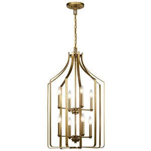 KK42498NBR Morrigan Entrance / Foyer Pendant Light - Natural Brass