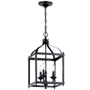 KK42566BK Larkin Entrance / Foyer Pendant Light - Black