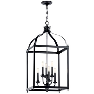 KK42568BK Larkin Entrance / Foyer Pendant Light - Black