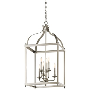 KK42568NI Larkin Entrance / Foyer Pendant Light - Brushed Nickel