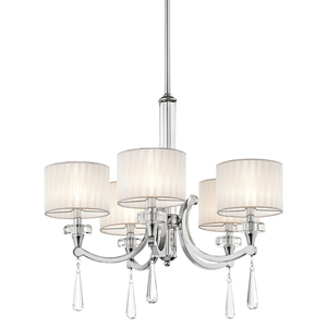 KK42631CH Parker Point Mid Sized Chandelier Chandelier - Chrome