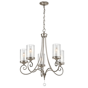 KK42861CLP Lara Mid Sized Chandelier Chandelier - Classic Pewter