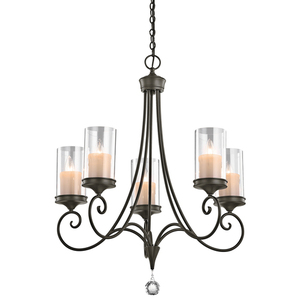 KK42861SWZ Lara Mid Sized Chandelier Chandelier - Shadow Bronze