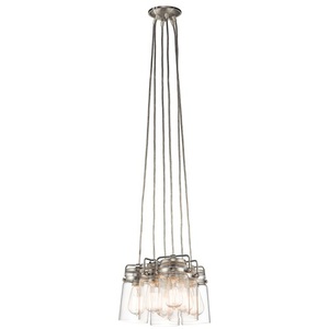 KK42877NI Brinley Multi Light Pendant Light - Brushed Nickel