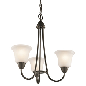 KK42883OZ Nicholson Mini Chandelier - Olde Bronze