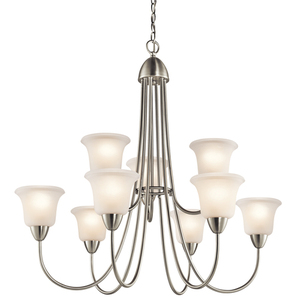 KK42885NI Nicholson Large Foyer Chandelier Chandelier - Brushed Nickel