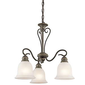 KK42905OZ Tanglewood Mini Chandelier - Olde Bronze